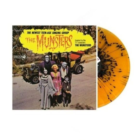The Munsters Self-Titled LP ~ Ltd Ed Orange w/Black Splatter Vinyl ~ New/Sealed! - Picture 1 of 2